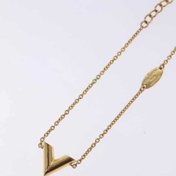 LOUIS VUITTON Essential V Bracelet Gold M61084 LV Auth 139434 - Picture 4 of 16